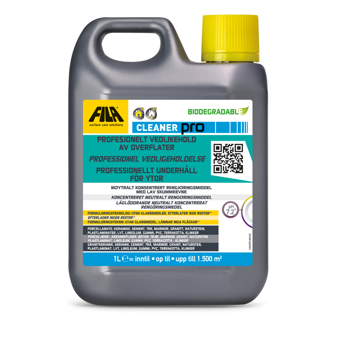 Fila Cleaner Pro vedligeholdelse 1 L