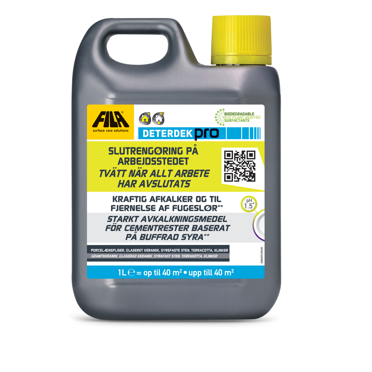 Fila Deterdek Pro slutrengøring 1 L