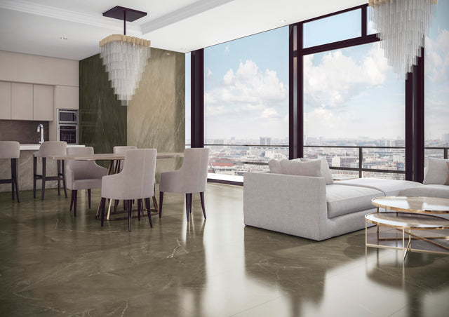 Tau Crotone Umber Poleret 60x120 cm