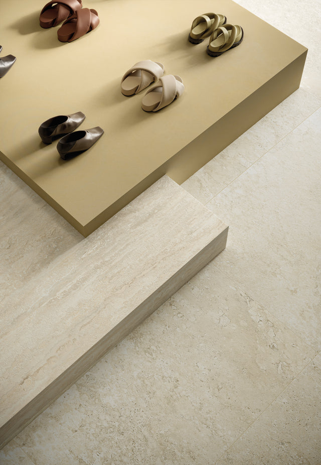 Travertini Beige Cross Cut rect. 30x60 cm