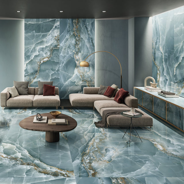 Tele Di Marmo Onyx Green 60x120 cm