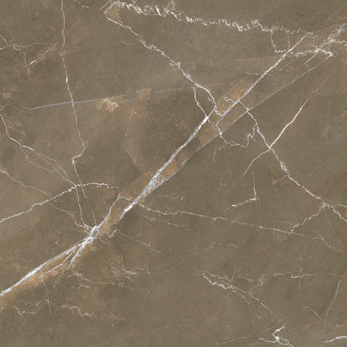 Tau Crotone Umber Poleret 60x60 cm