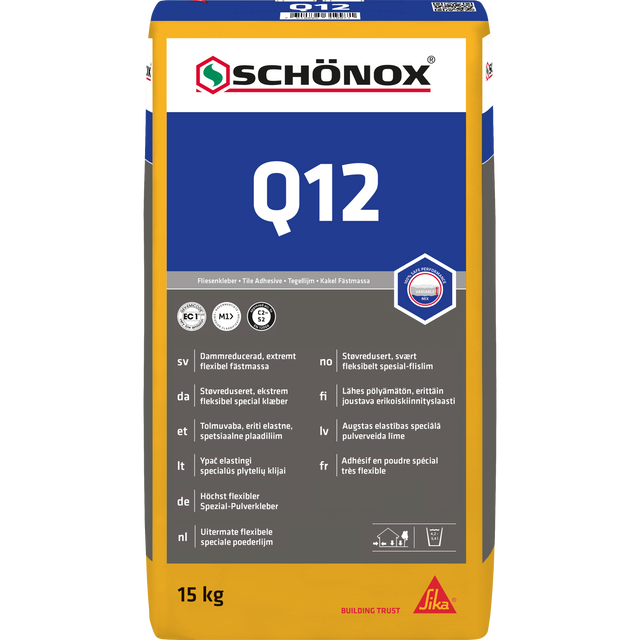 Schönox Q12 Fliseklæb 15 kg