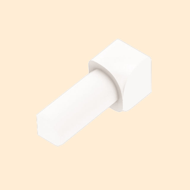 Buet indv hjørne 90gr hvid mat 10mm