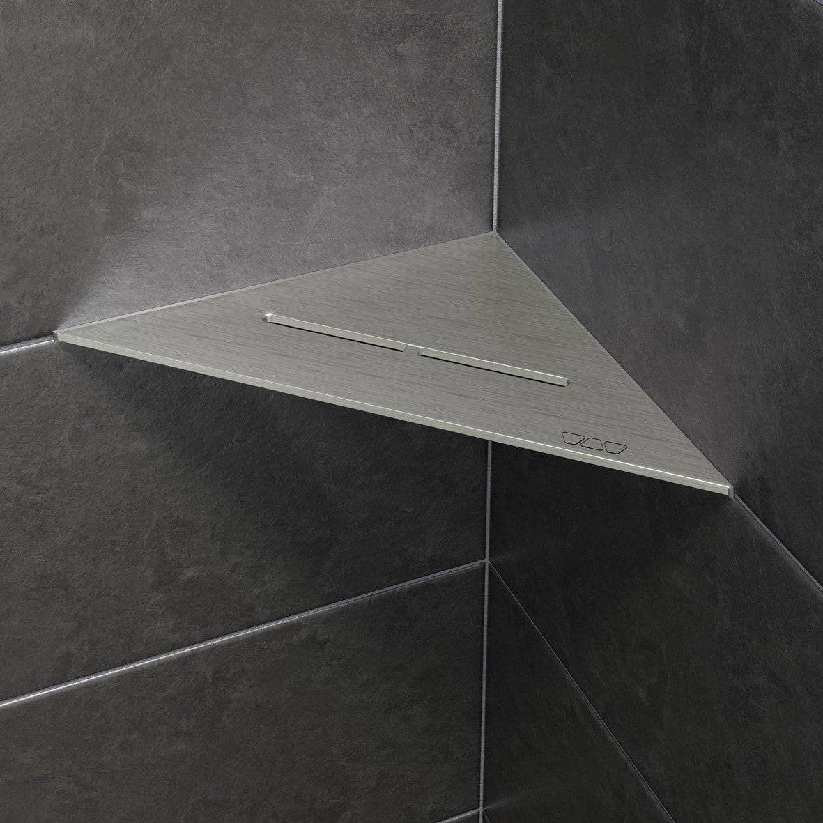 Schlüter Hylde Wave 1 riller trekant børstet