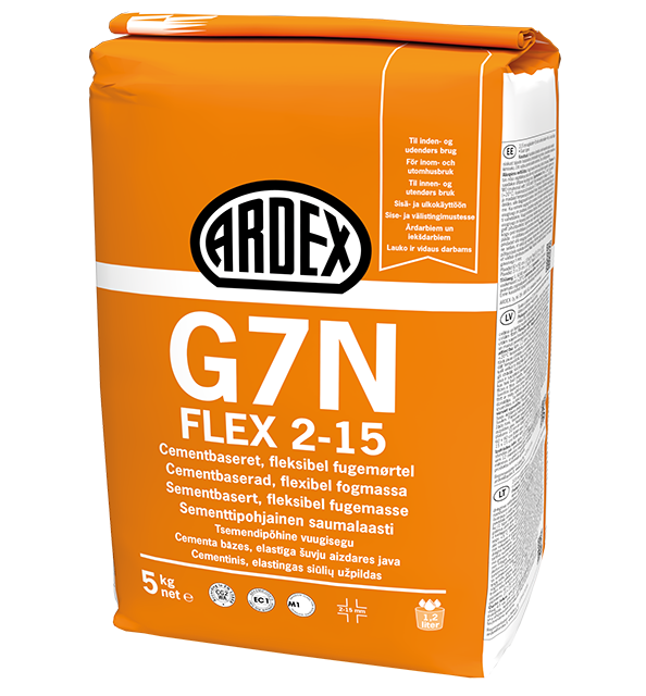 Ardex G7N Fugemørtel fleksibel Manhattan 5 kg