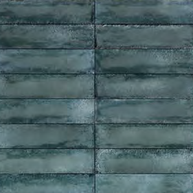 Metallica Brick green blank 6x24cm