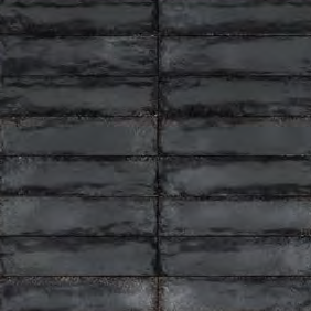 Metallica Brick black blank 6x24cm