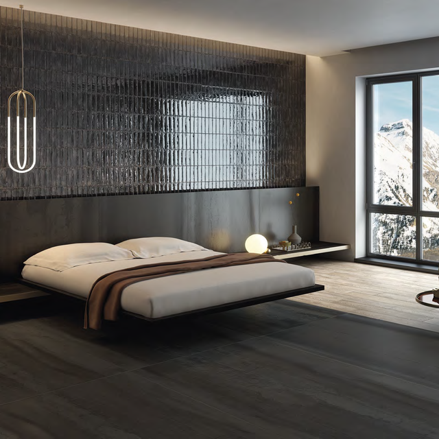 Metallica Brick black blank 6x24cm