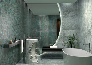 Metal Seagreen 60x60 Semi-Lapp