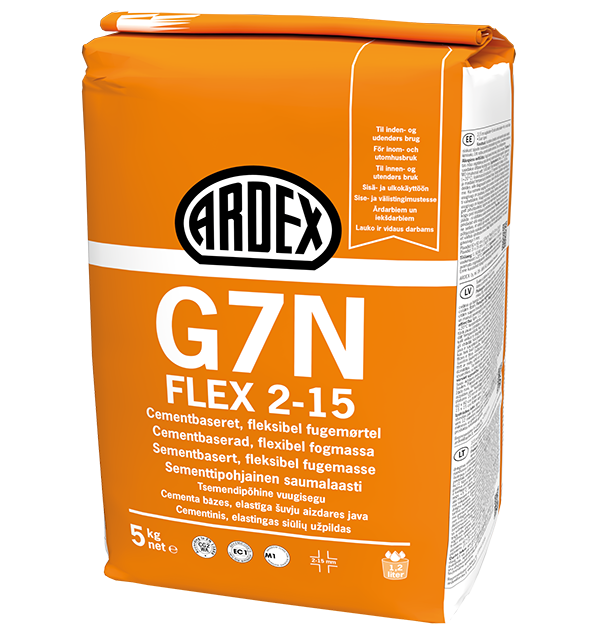 Ardex G7N Fugemørtel Sølvgrå 5 kg